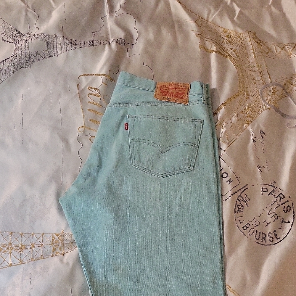 Levi's Classic Blue Straight Denim Jeans
